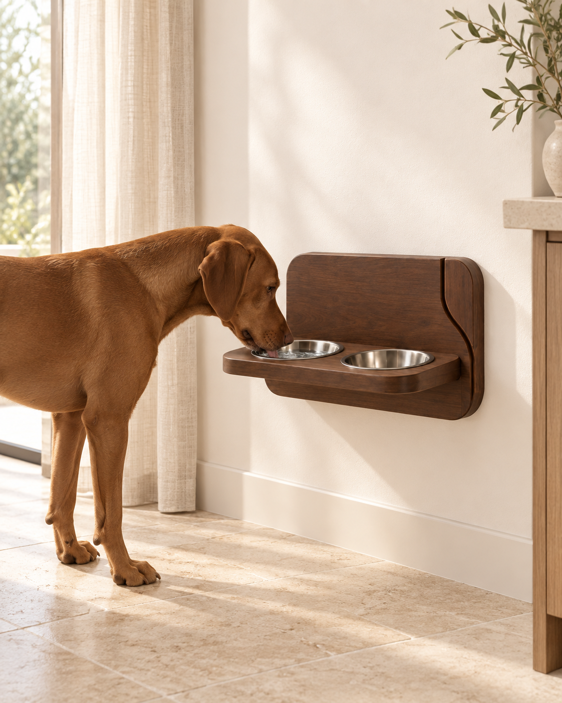 Wall-Mounted Dog Feeder UAE | Quill
