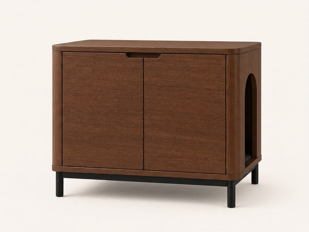 Hidden Litter Box Furniture UAE | Sable Console dimensions 60 L x 60 W x 100 H cm