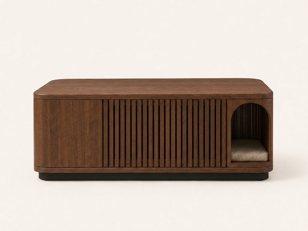Litter Box Coffee Table UAE | Lumen Table dimensions 120 L x 50 W x 45 H cm