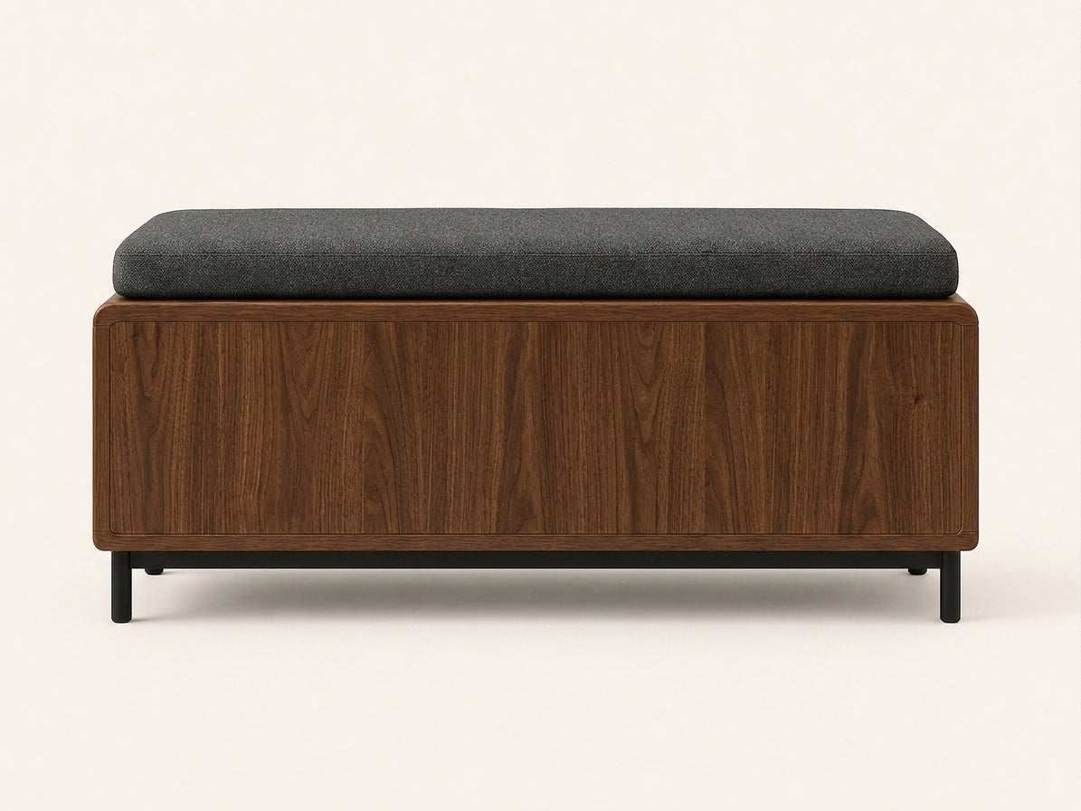 Reed Bench - left view