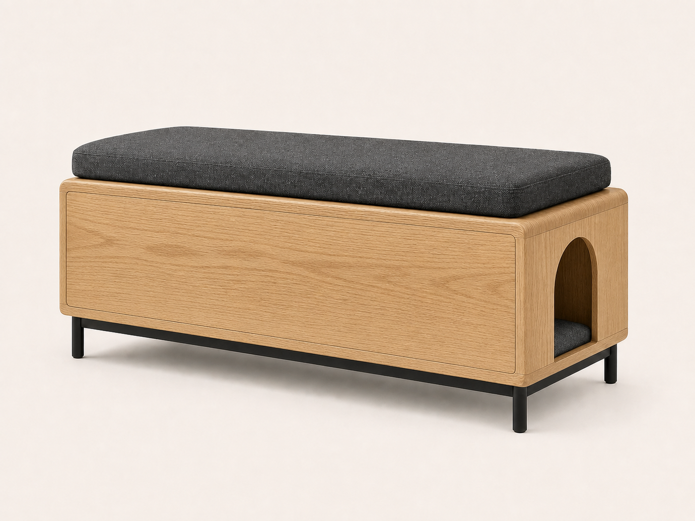 Hidden Litter Box Bench UAE | Reed Bench