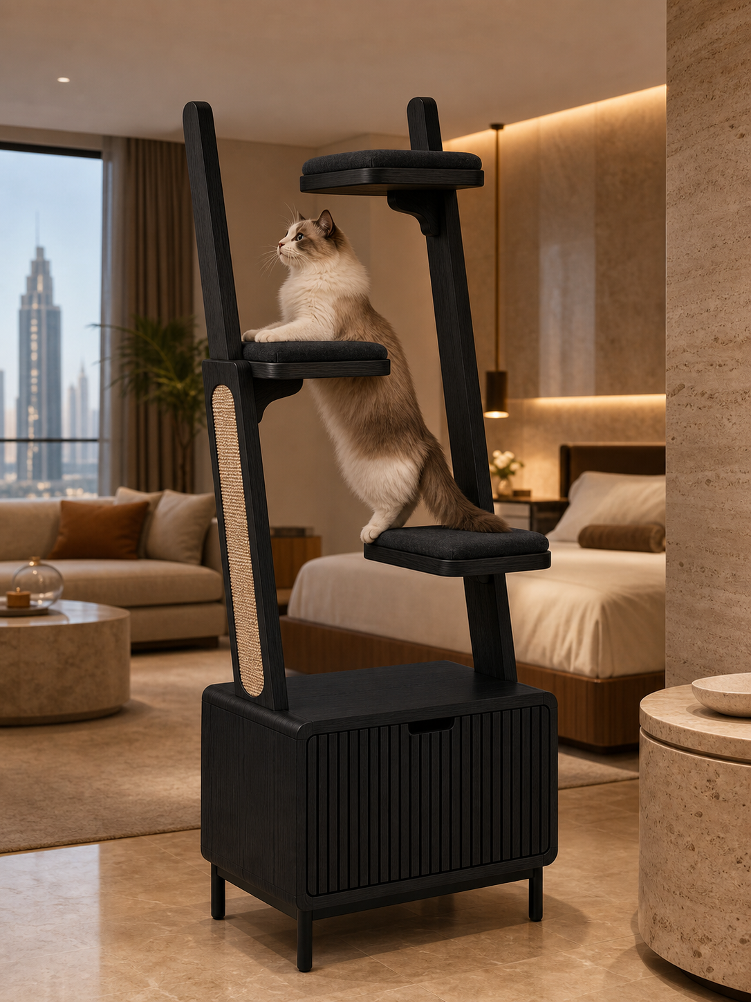 Cat Tree Alternative UAE | Kira Perch Ladder