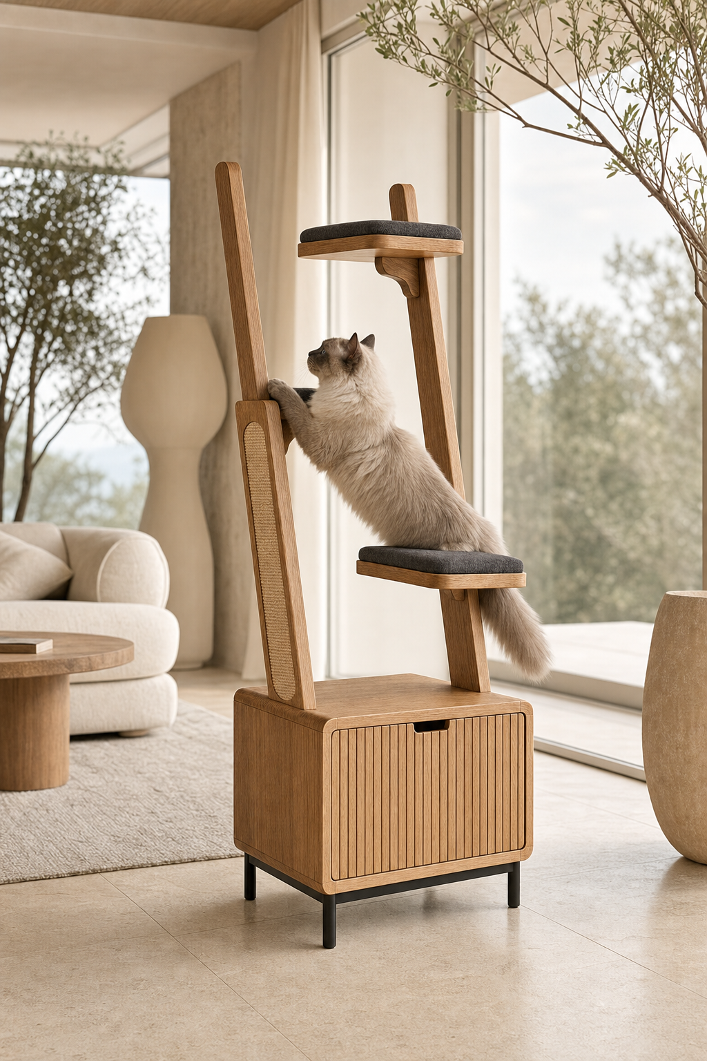 Cat Tree Alternative UAE | Kira Perch Ladder