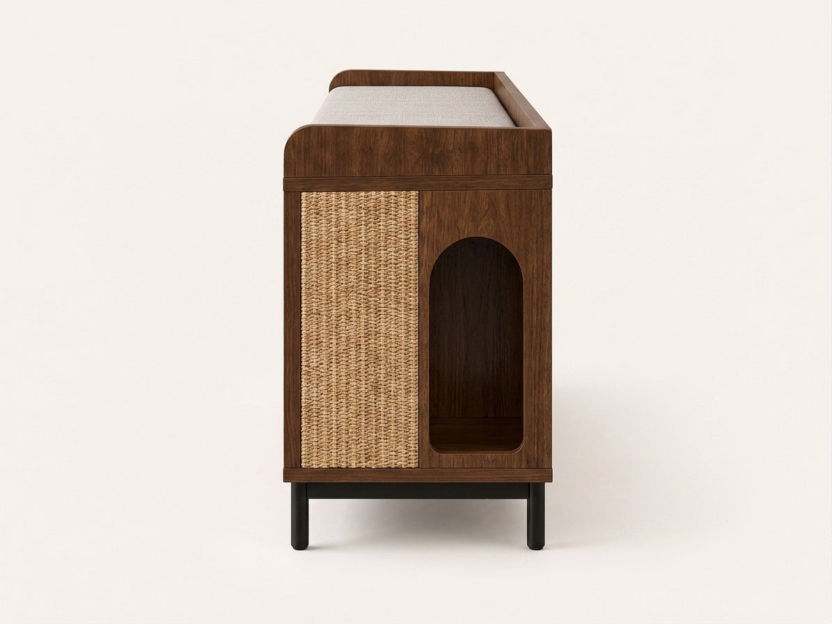 Mina Scratch Credenza - right view