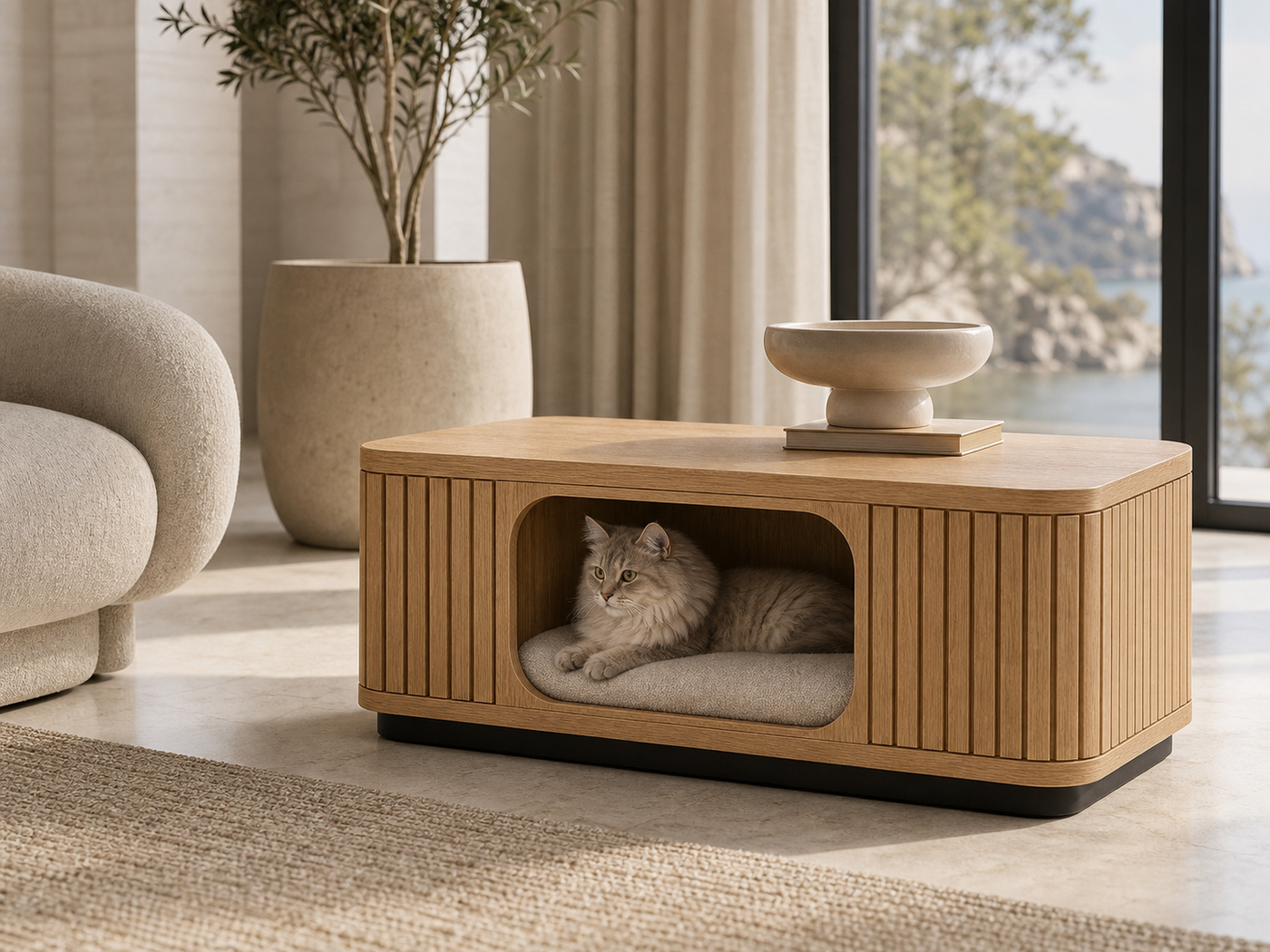 Cat Bed Side Table UAE | Nest Table