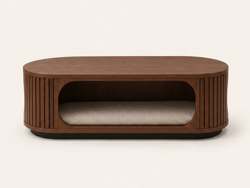 Cat Tunnel Coffee Table UAE | Khepri Tunnel Table dimensions 120 L x 50 W x 45 H cm
