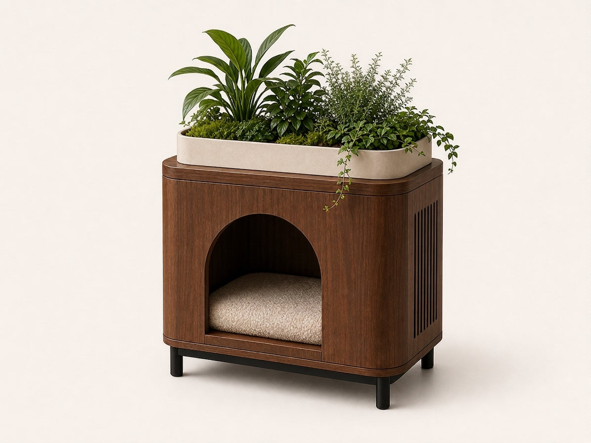Rumi Planter Nest - three quarter top view