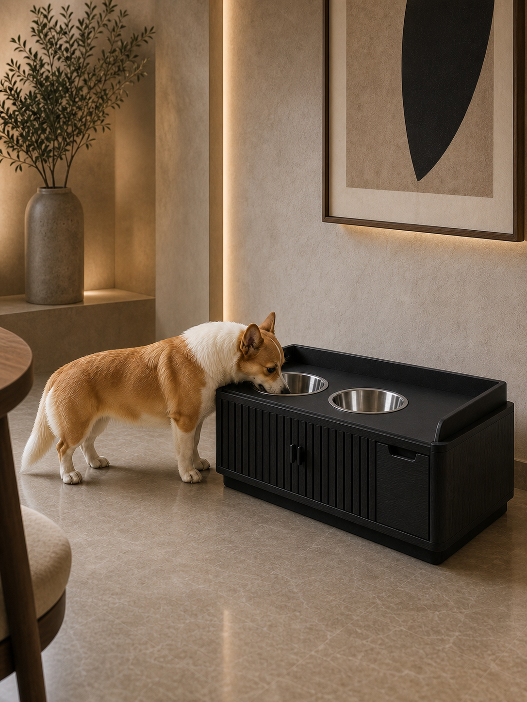Dog Water Bowl Stand UAE | Doro Water Station