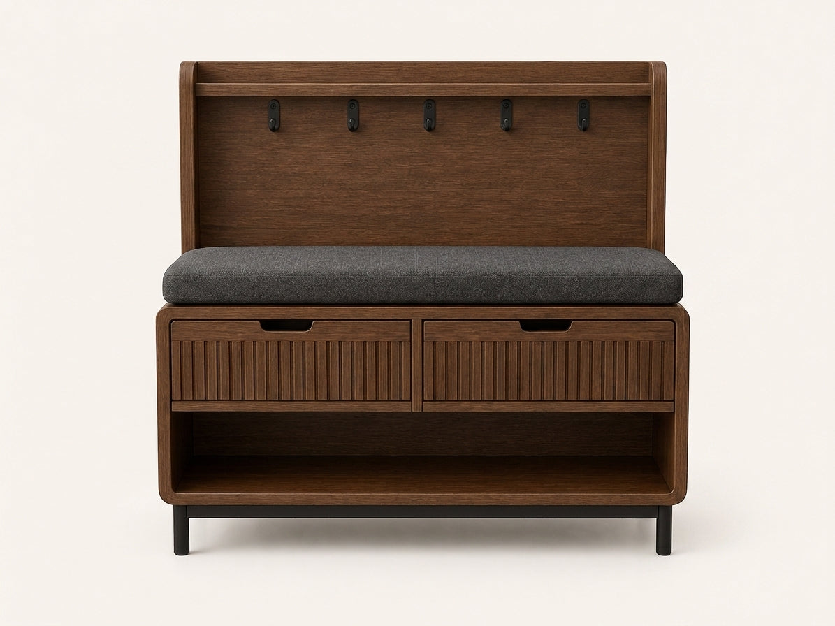 Juno Entry Bench - front view