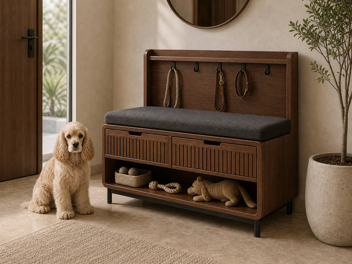 Juno Entry Bench - lifestyle scene
