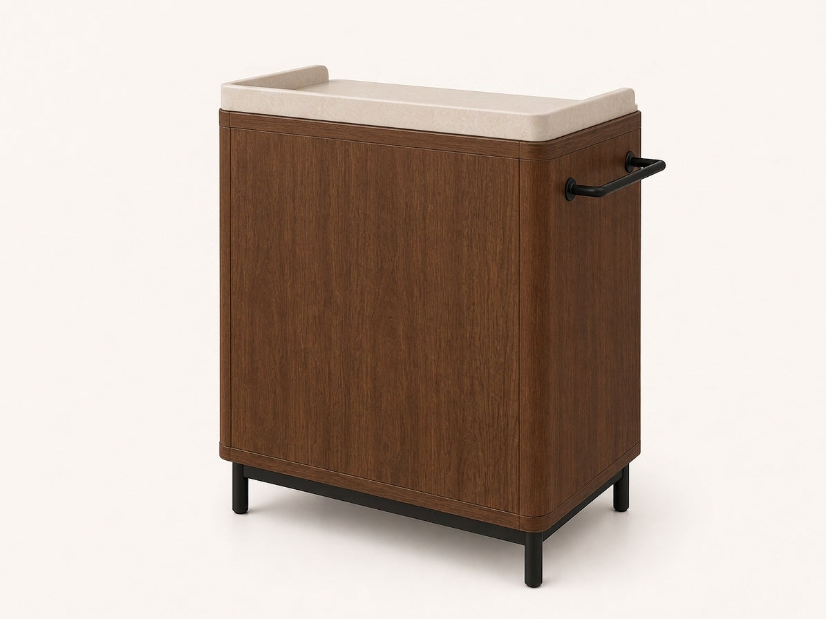 Sena Grooming Cabinet - back view