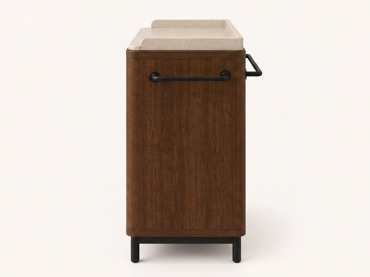 Sena Grooming Cabinet - left view