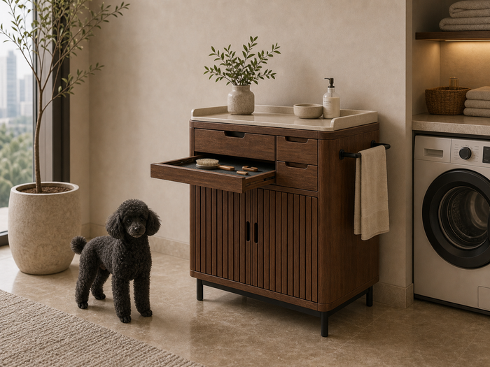 Sena Grooming Cabinet - lifestyle scene