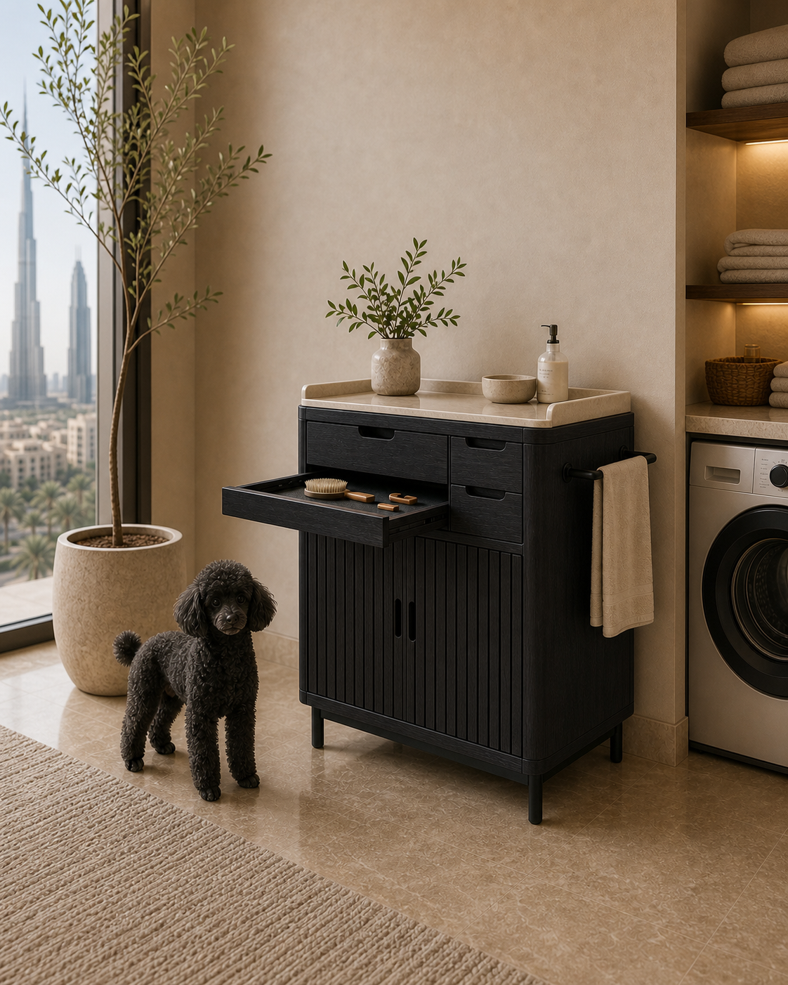 Dog Grooming Station UAE | Sena Grooming Cabinet
