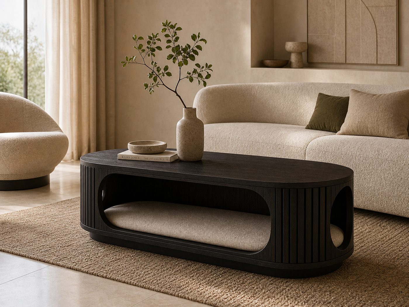 Cat Tunnel Coffee Table UAE | Khepri Tunnel Table